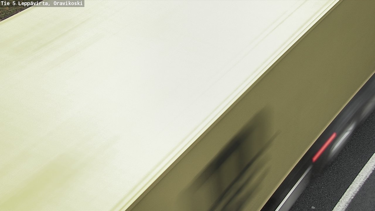 Weather Camera Image Väg 5 Leppävirta, Oravikoski, Leppävirta, Pohjois-Savo