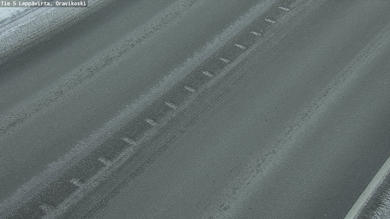 Weather Camera Image Väg 5 Leppävirta, Oravikoski, Leppävirta, Pohjois-Savo