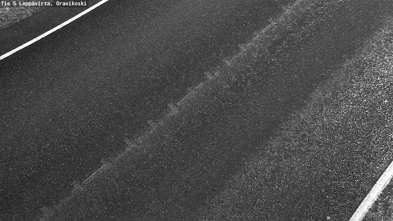Weather Camera Image Väg 5 Leppävirta, Oravikoski, Leppävirta, Pohjois-Savo