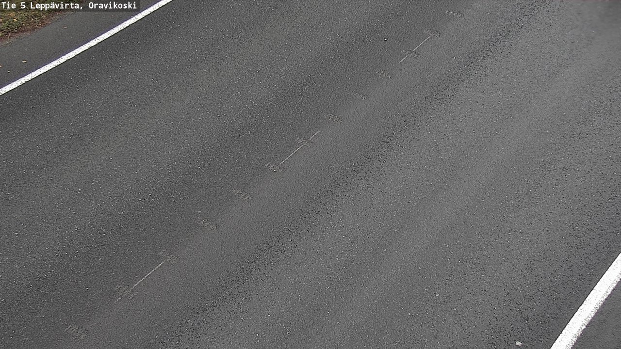 Weather Camera Image Väg 5 Leppävirta, Oravikoski, Leppävirta, Pohjois-Savo