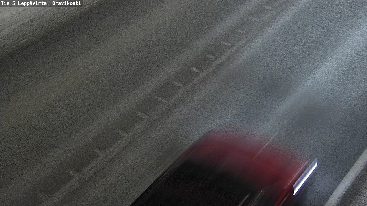 Weather Camera Image Väg 5 Leppävirta, Oravikoski, Leppävirta, Pohjois-Savo
