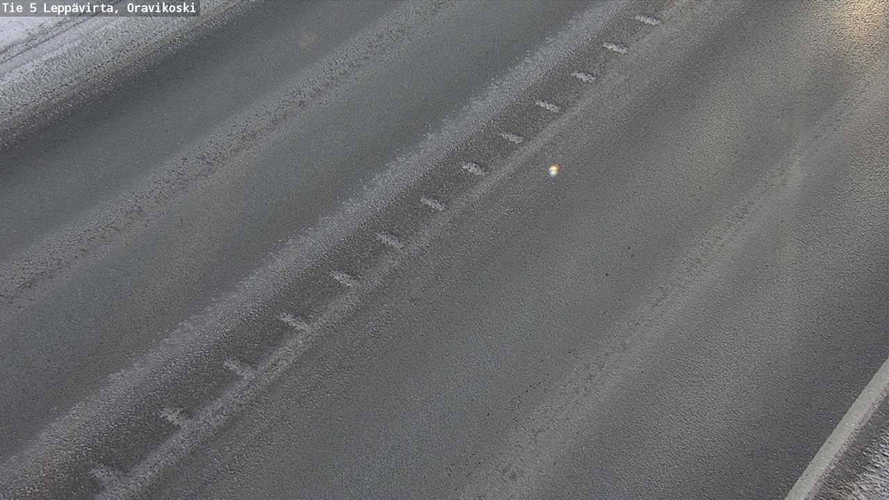 Weather Camera Image Väg 5 Leppävirta, Oravikoski, Leppävirta, Pohjois-Savo