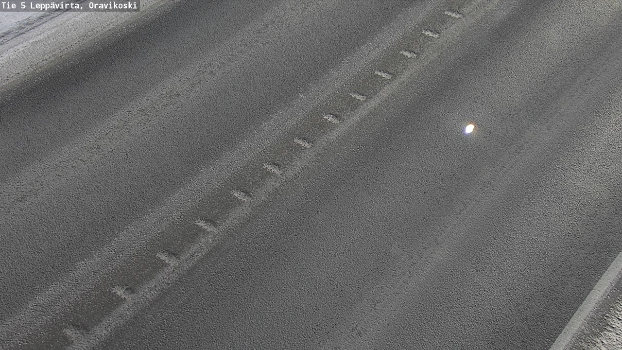 Weather Camera Image Väg 5 Leppävirta, Oravikoski, Leppävirta, Pohjois-Savo
