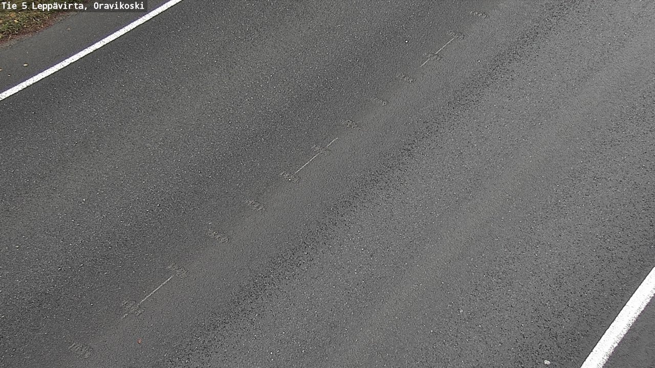 Weather Camera Image Väg 5 Leppävirta, Oravikoski, Leppävirta, Pohjois-Savo
