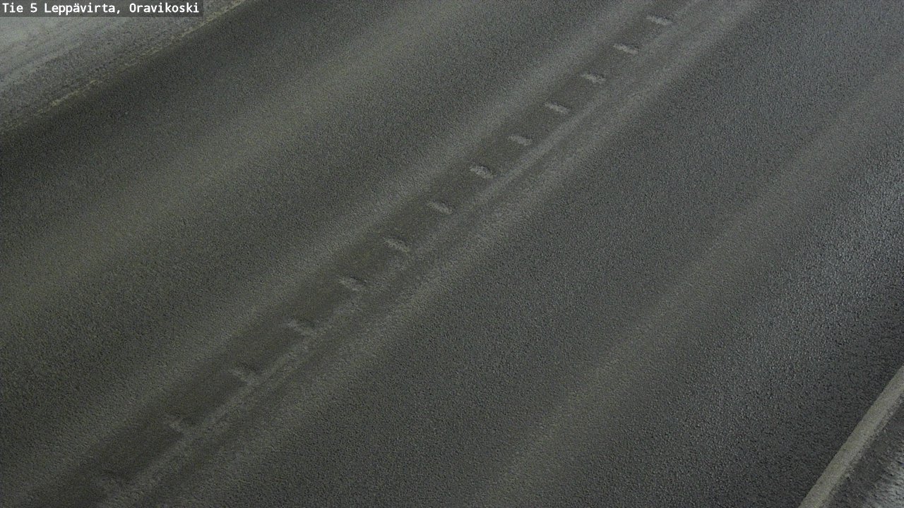 Weather Camera Image Väg 5 Leppävirta, Oravikoski, Leppävirta, Pohjois-Savo