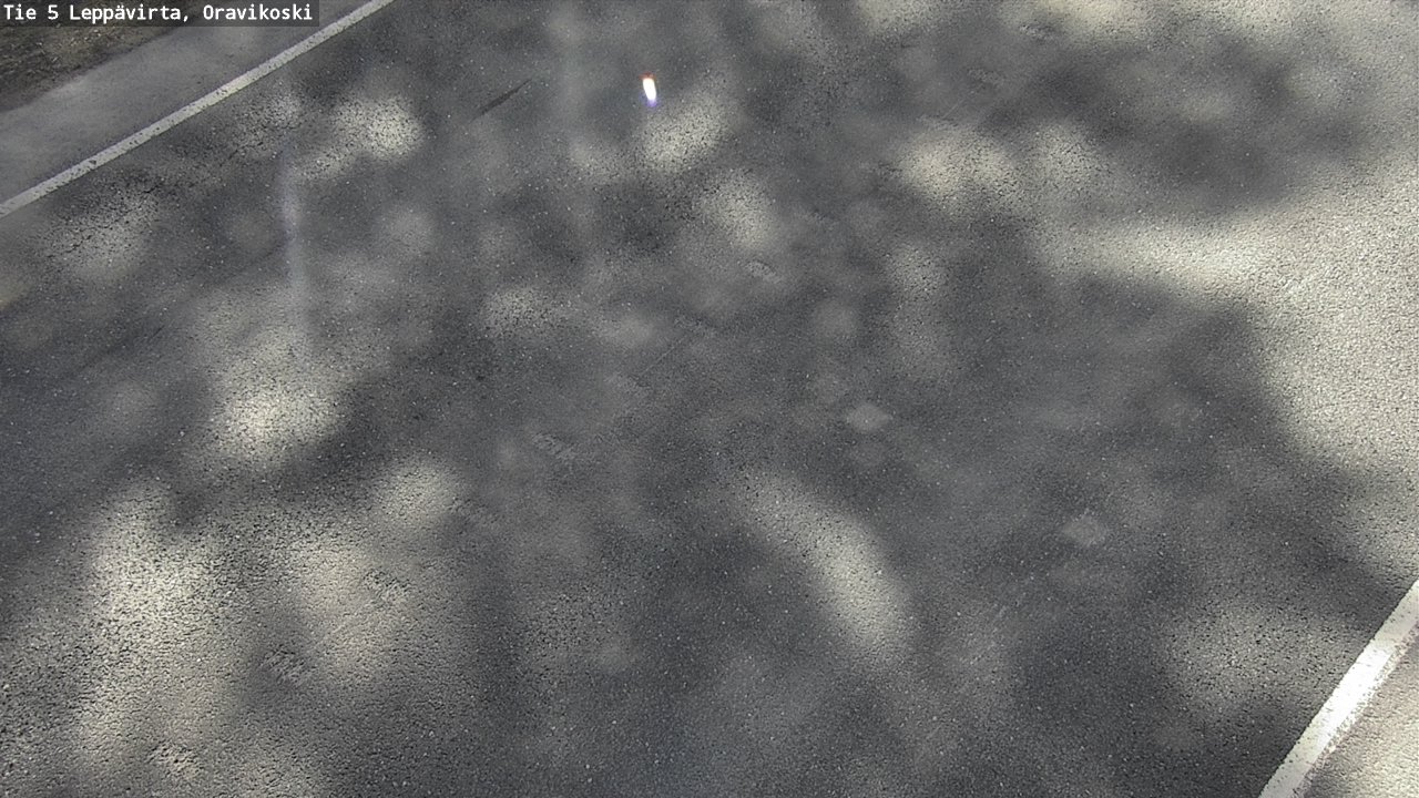 Weather Camera Image Väg 5 Leppävirta, Oravikoski, Leppävirta, Pohjois-Savo