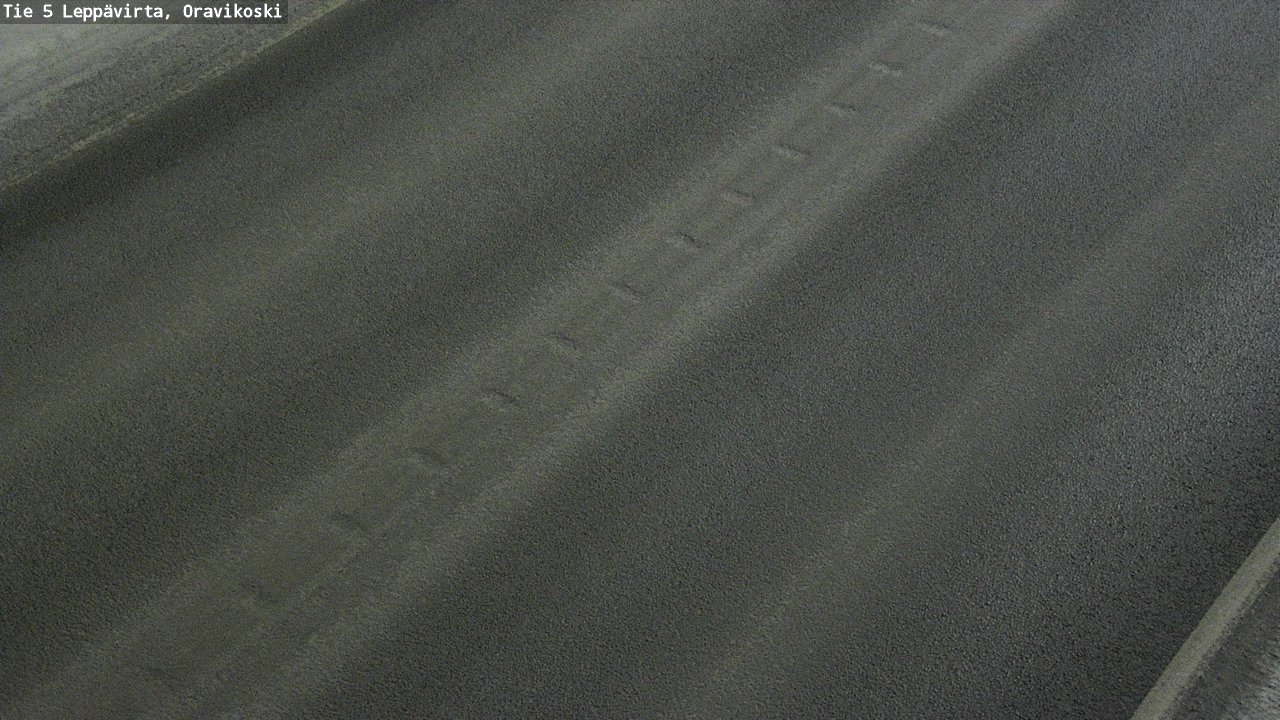 Weather Camera Image Väg 5 Leppävirta, Oravikoski, Leppävirta, Pohjois-Savo