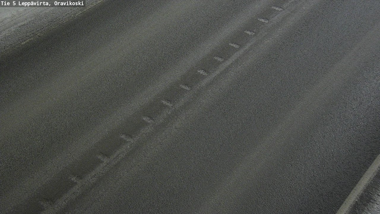 Weather Camera Image Väg 5 Leppävirta, Oravikoski, Leppävirta, Pohjois-Savo