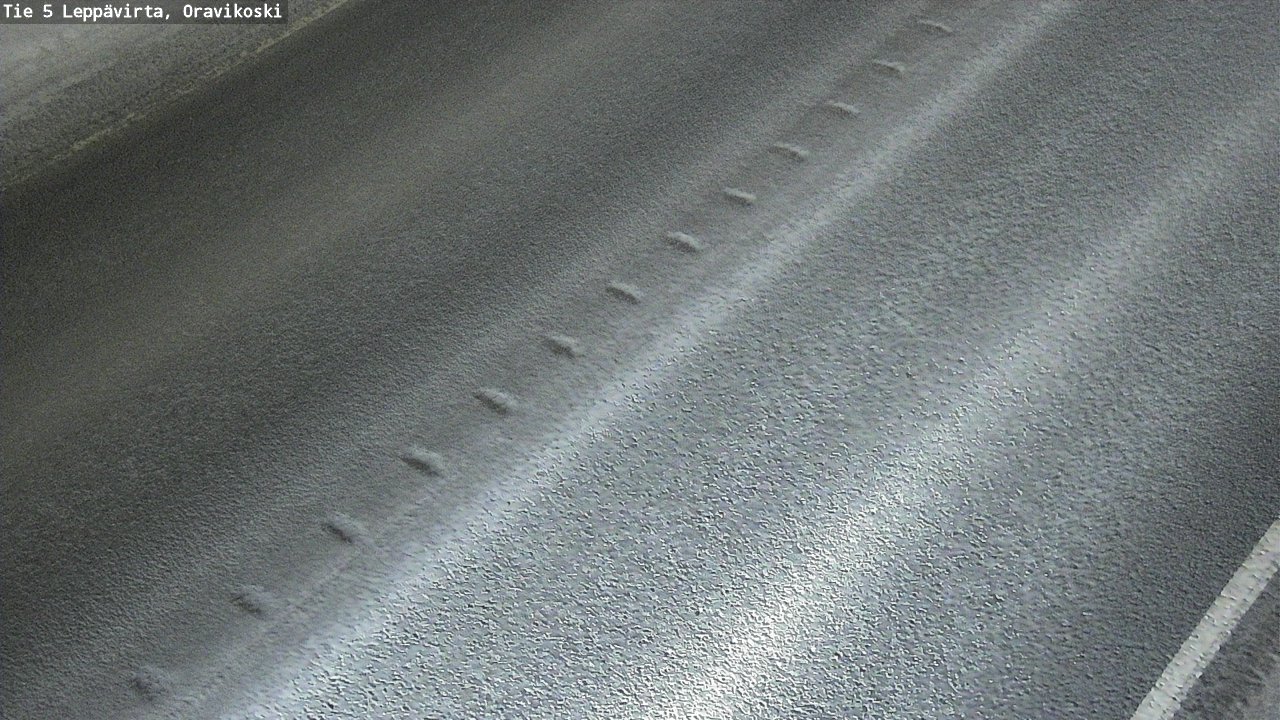 Weather Camera Image Väg 5 Leppävirta, Oravikoski, Leppävirta, Pohjois-Savo
