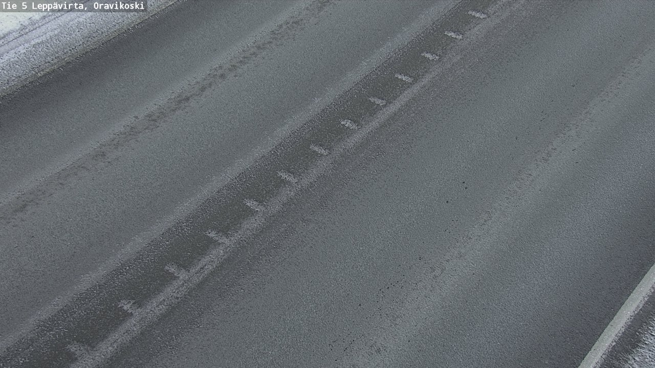 Weather Camera Image Väg 5 Leppävirta, Oravikoski, Leppävirta, Pohjois-Savo