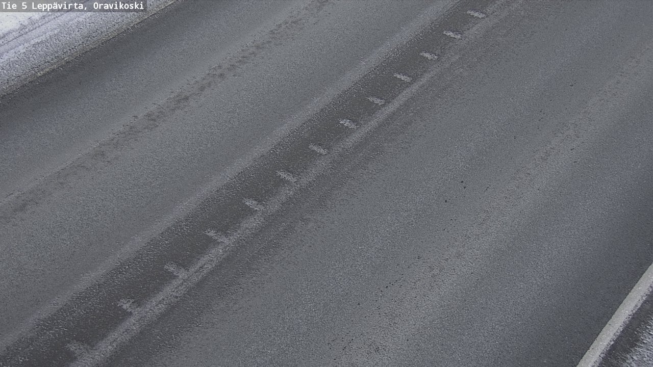 Weather Camera Image Väg 5 Leppävirta, Oravikoski, Leppävirta, Pohjois-Savo
