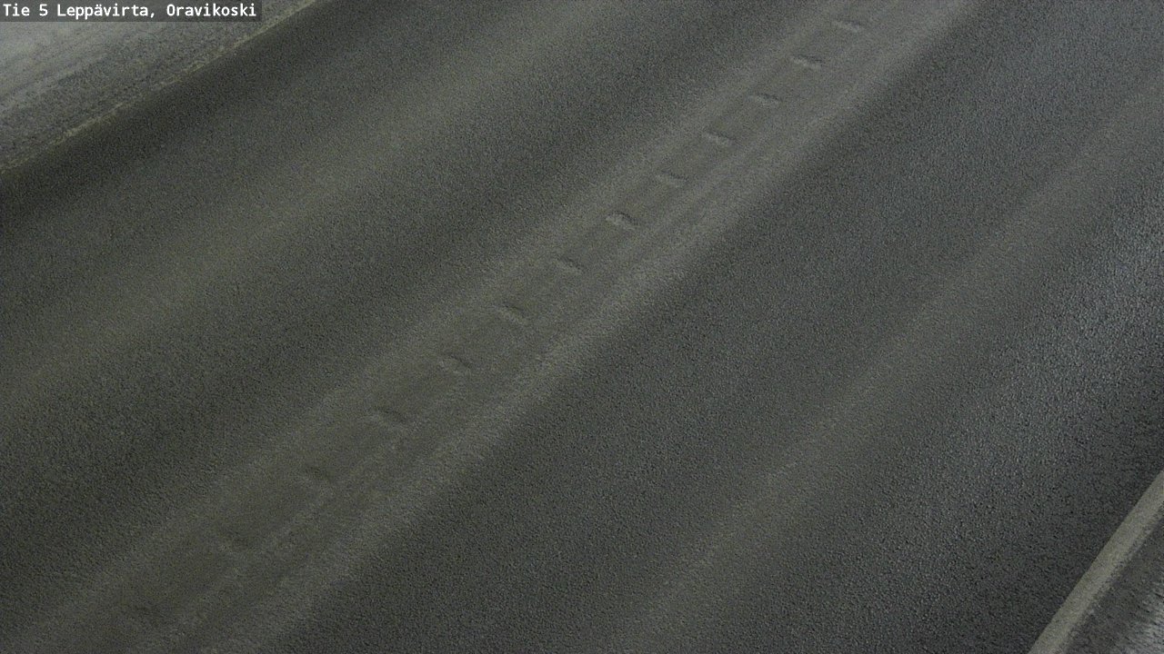 Weather Camera Image Väg 5 Leppävirta, Oravikoski, Leppävirta, Pohjois-Savo
