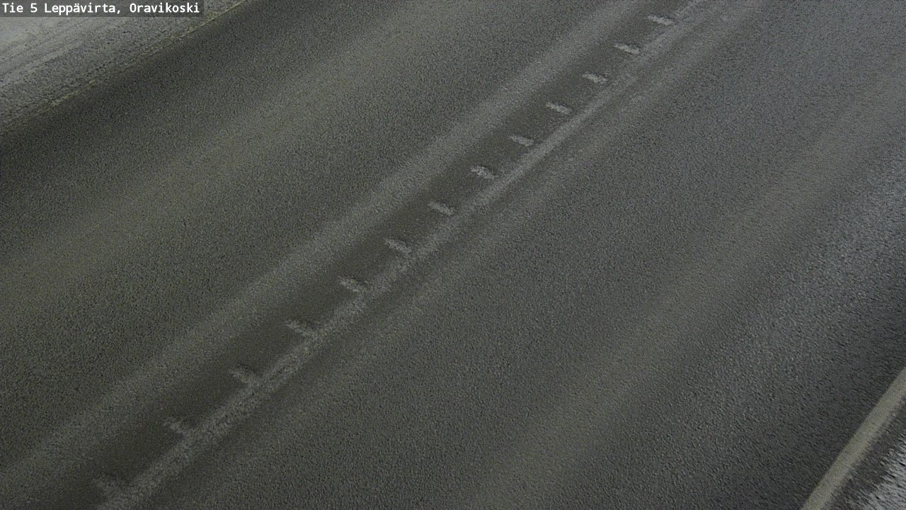 Weather Camera Image Väg 5 Leppävirta, Oravikoski, Leppävirta, Pohjois-Savo