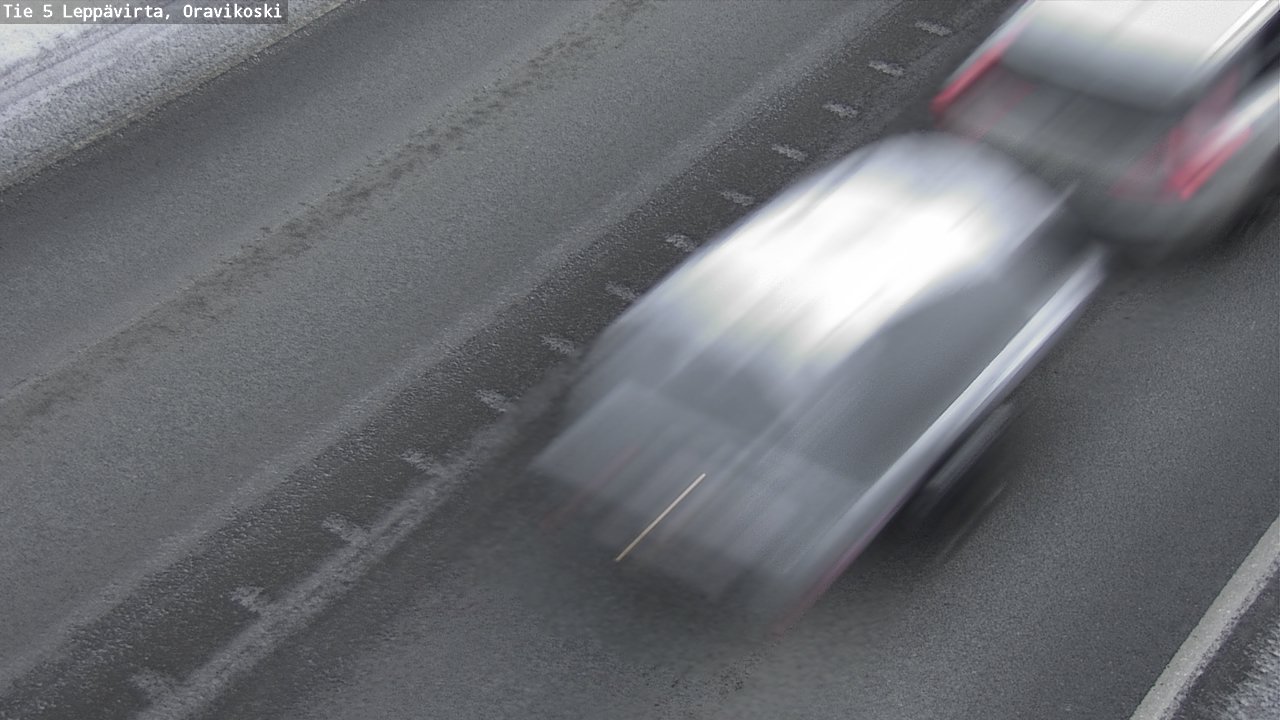 Weather Camera Image Väg 5 Leppävirta, Oravikoski, Leppävirta, Pohjois-Savo