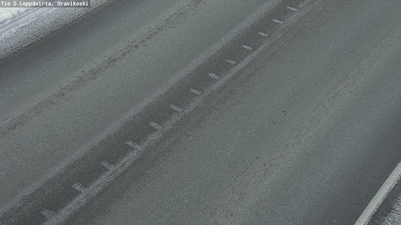 Weather Camera Image Väg 5 Leppävirta, Oravikoski, Leppävirta, Pohjois-Savo