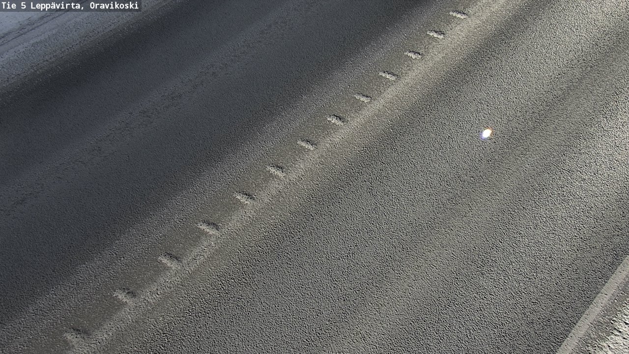 Weather Camera Image Väg 5 Leppävirta, Oravikoski, Leppävirta, Pohjois-Savo