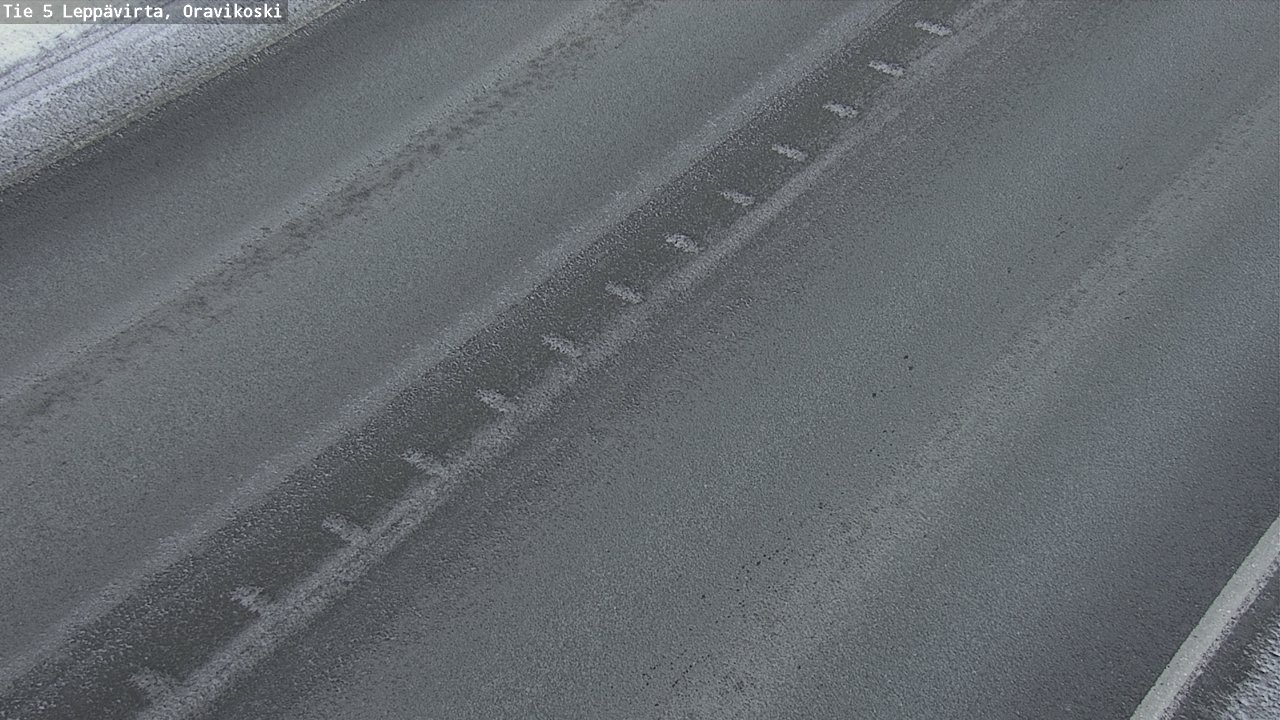 Weather Camera Image Väg 5 Leppävirta, Oravikoski, Leppävirta, Pohjois-Savo