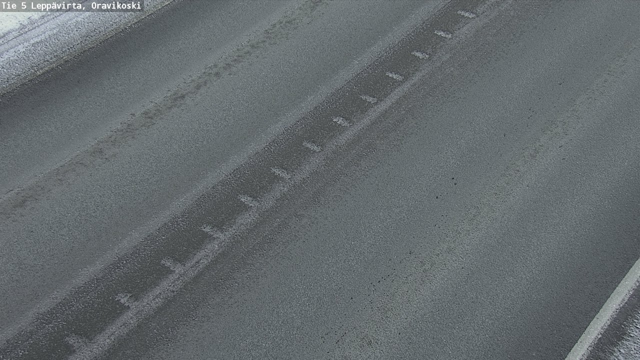 Weather Camera Image Väg 5 Leppävirta, Oravikoski, Leppävirta, Pohjois-Savo