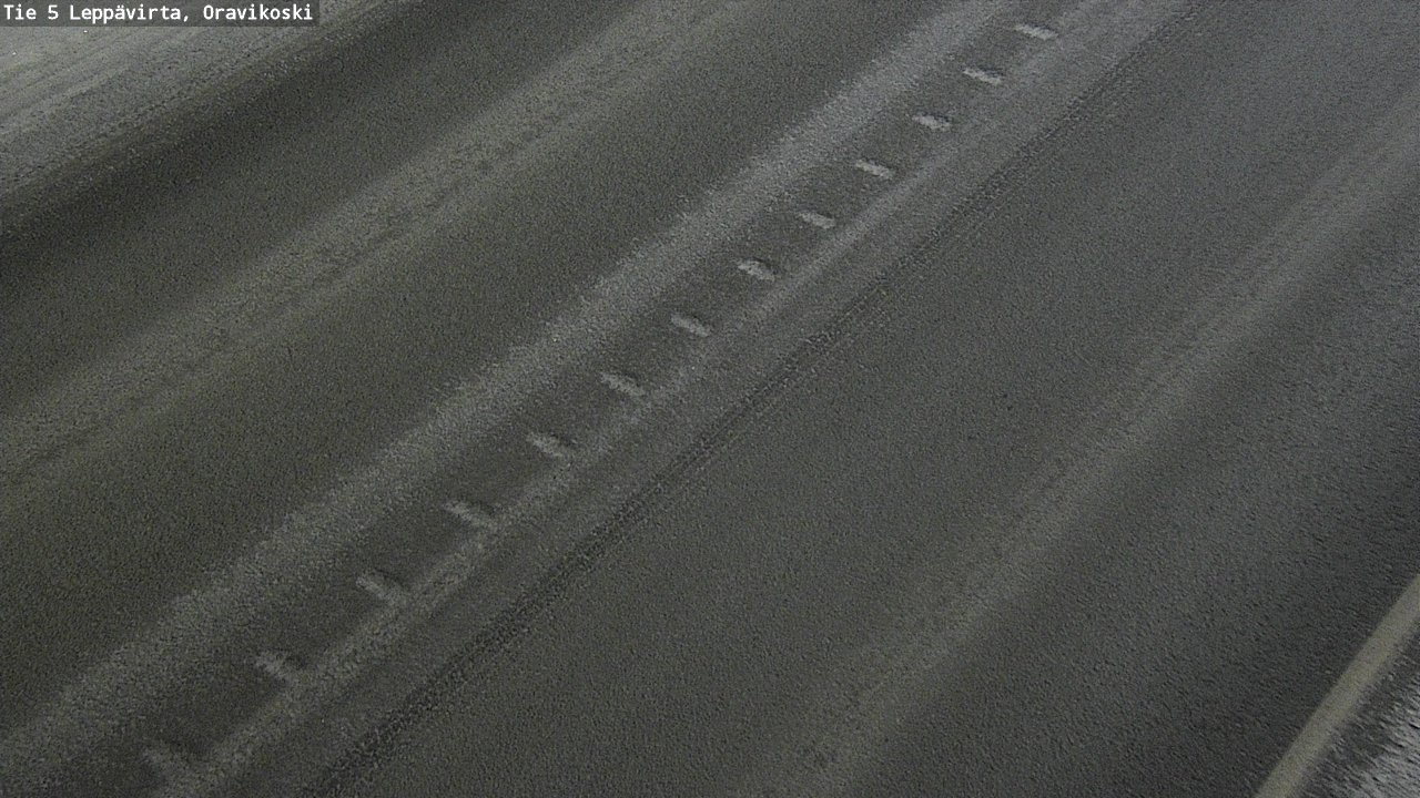 Weather Camera Image Väg 5 Leppävirta, Oravikoski, Leppävirta, Pohjois-Savo