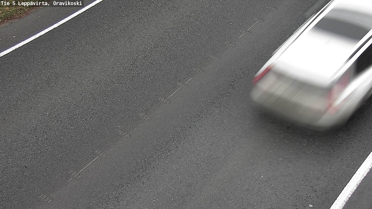 Weather Camera Image Väg 5 Leppävirta, Oravikoski, Leppävirta, Pohjois-Savo