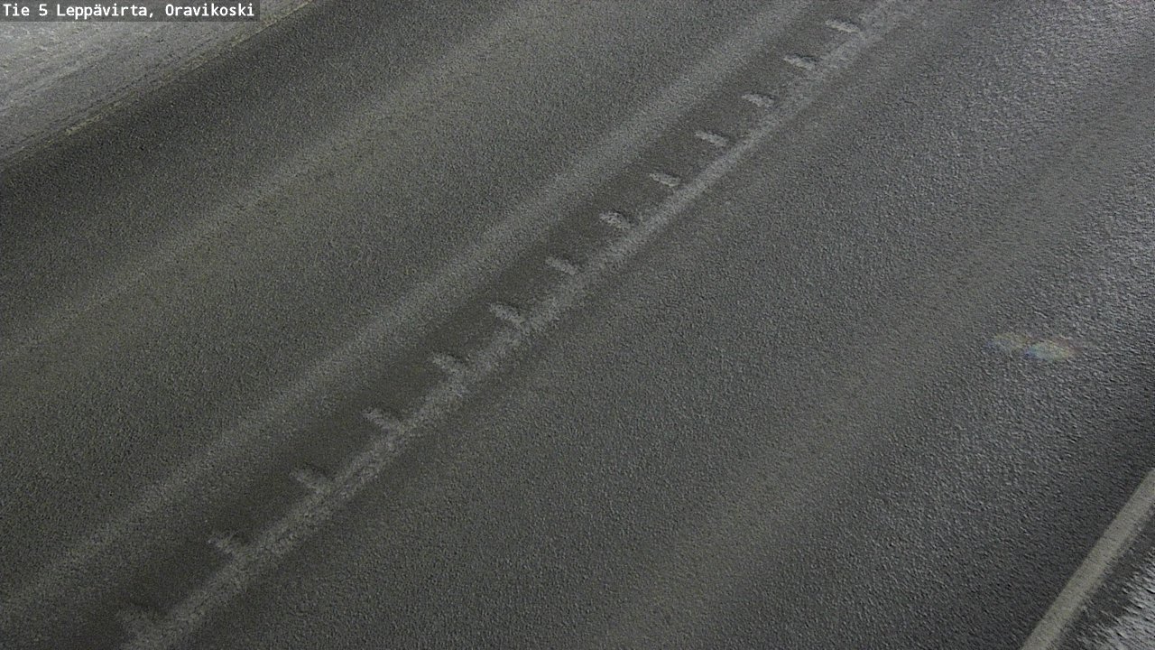 Weather Camera Image Väg 5 Leppävirta, Oravikoski, Leppävirta, Pohjois-Savo