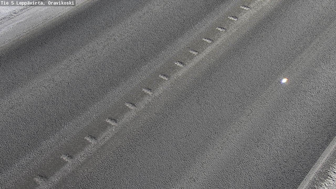 Weather Camera Image Väg 5 Leppävirta, Oravikoski, Leppävirta, Pohjois-Savo