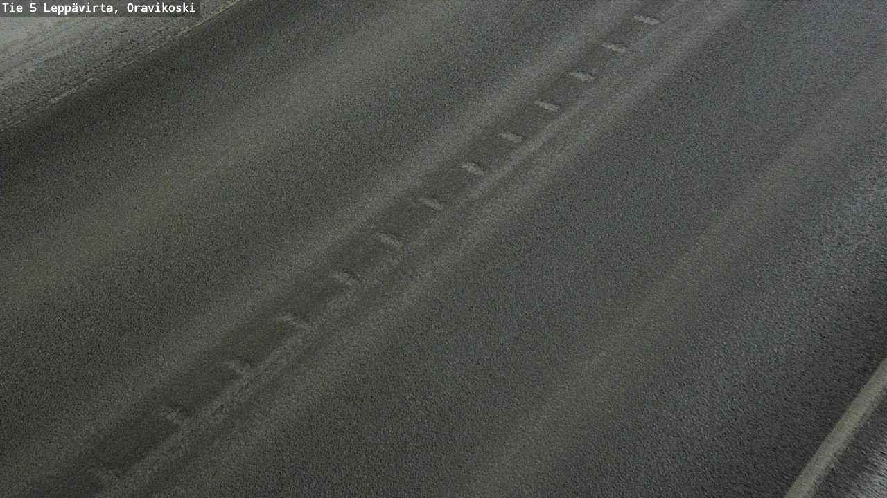 Weather Camera Image Väg 5 Leppävirta, Oravikoski, Leppävirta, Pohjois-Savo