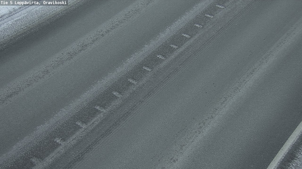 Weather Camera Image Väg 5 Leppävirta, Oravikoski, Leppävirta, Pohjois-Savo