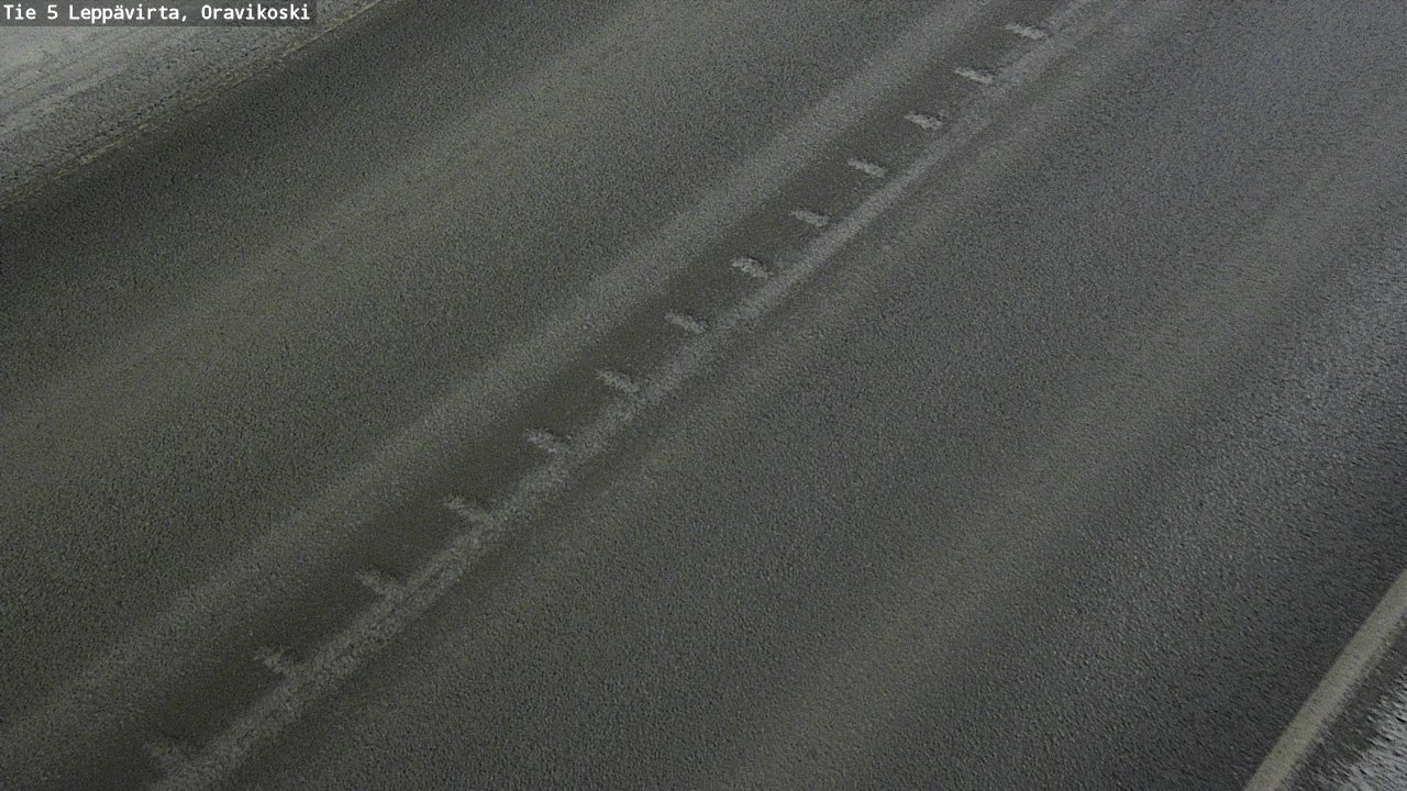 Weather Camera Image Väg 5 Leppävirta, Oravikoski, Leppävirta, Pohjois-Savo