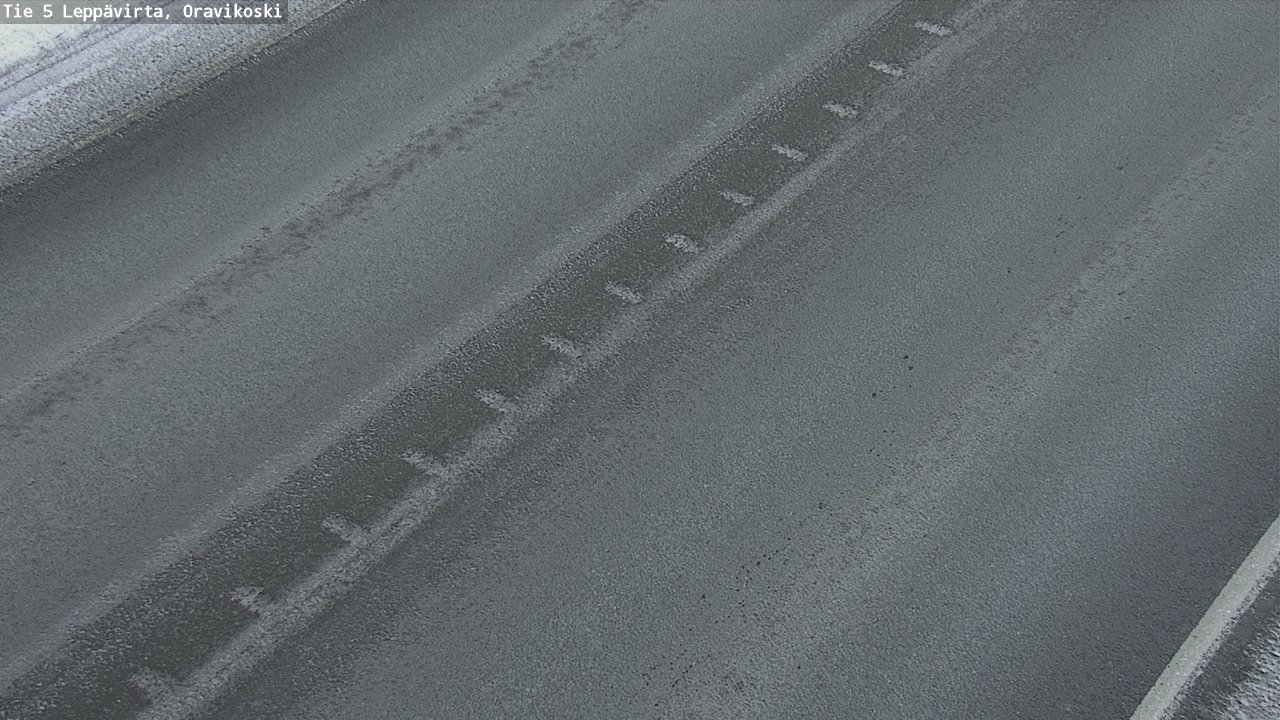 Weather Camera Image Väg 5 Leppävirta, Oravikoski, Leppävirta, Pohjois-Savo