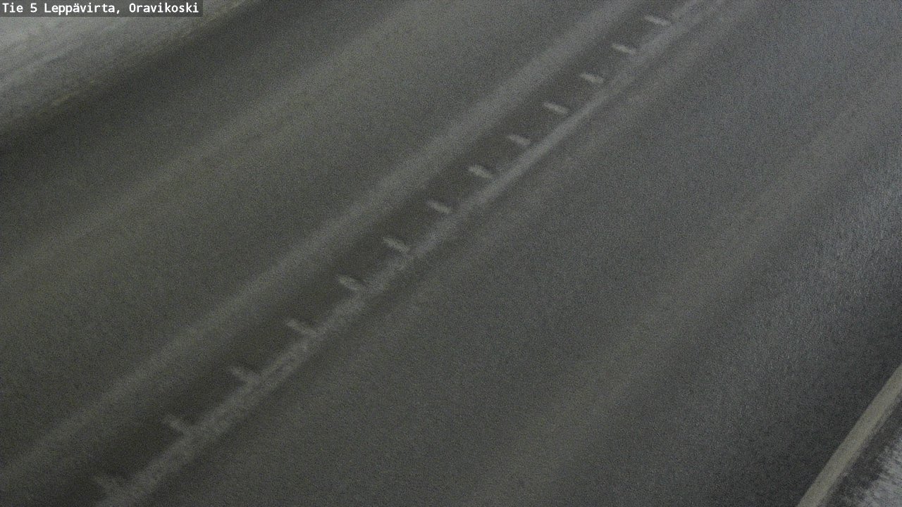 Weather Camera Image Väg 5 Leppävirta, Oravikoski, Leppävirta, Pohjois-Savo