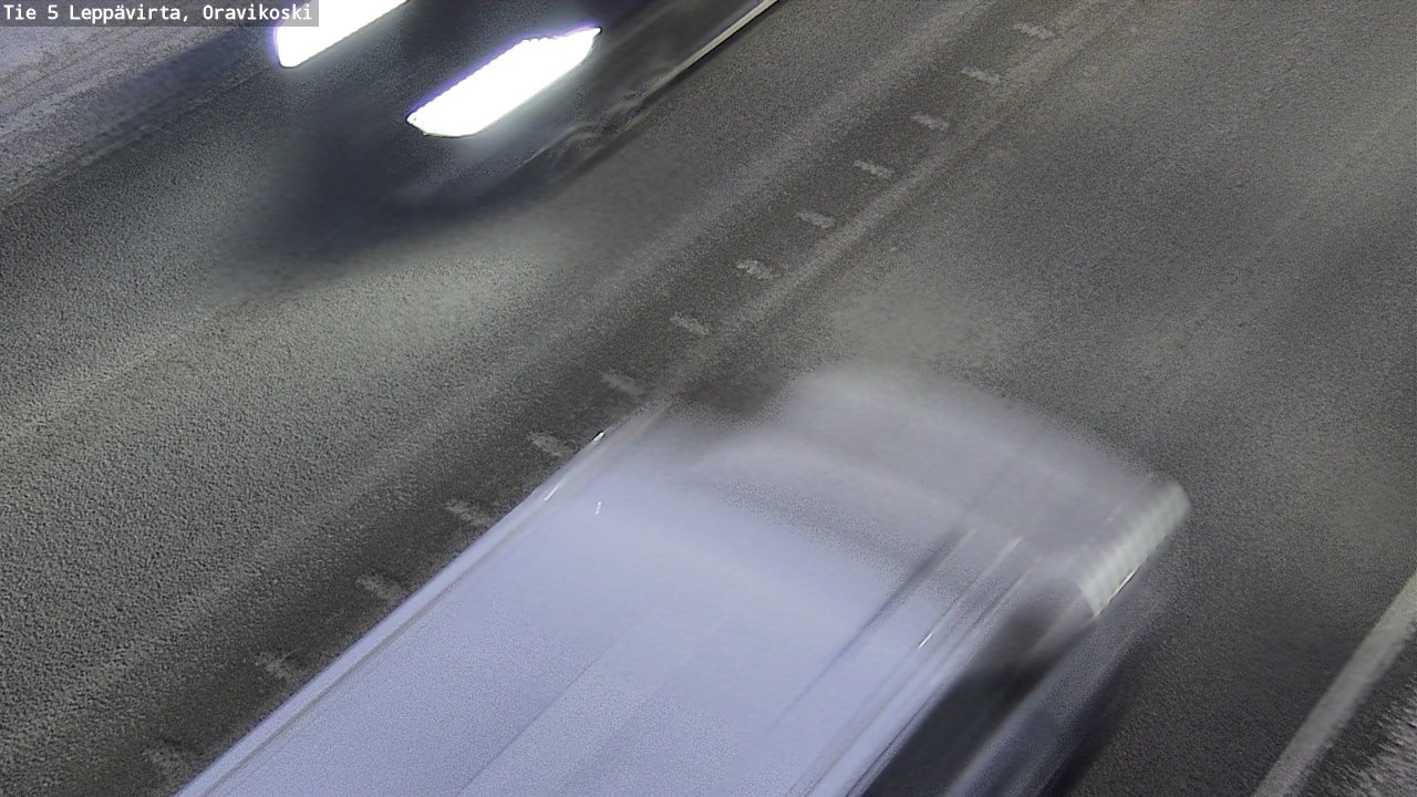 Weather Camera Image Väg 5 Leppävirta, Oravikoski, Leppävirta, Pohjois-Savo