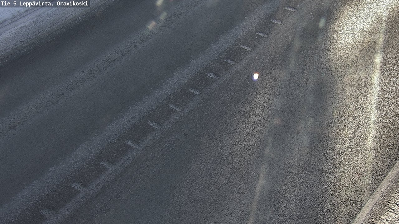 Weather Camera Image Väg 5 Leppävirta, Oravikoski, Leppävirta, Pohjois-Savo