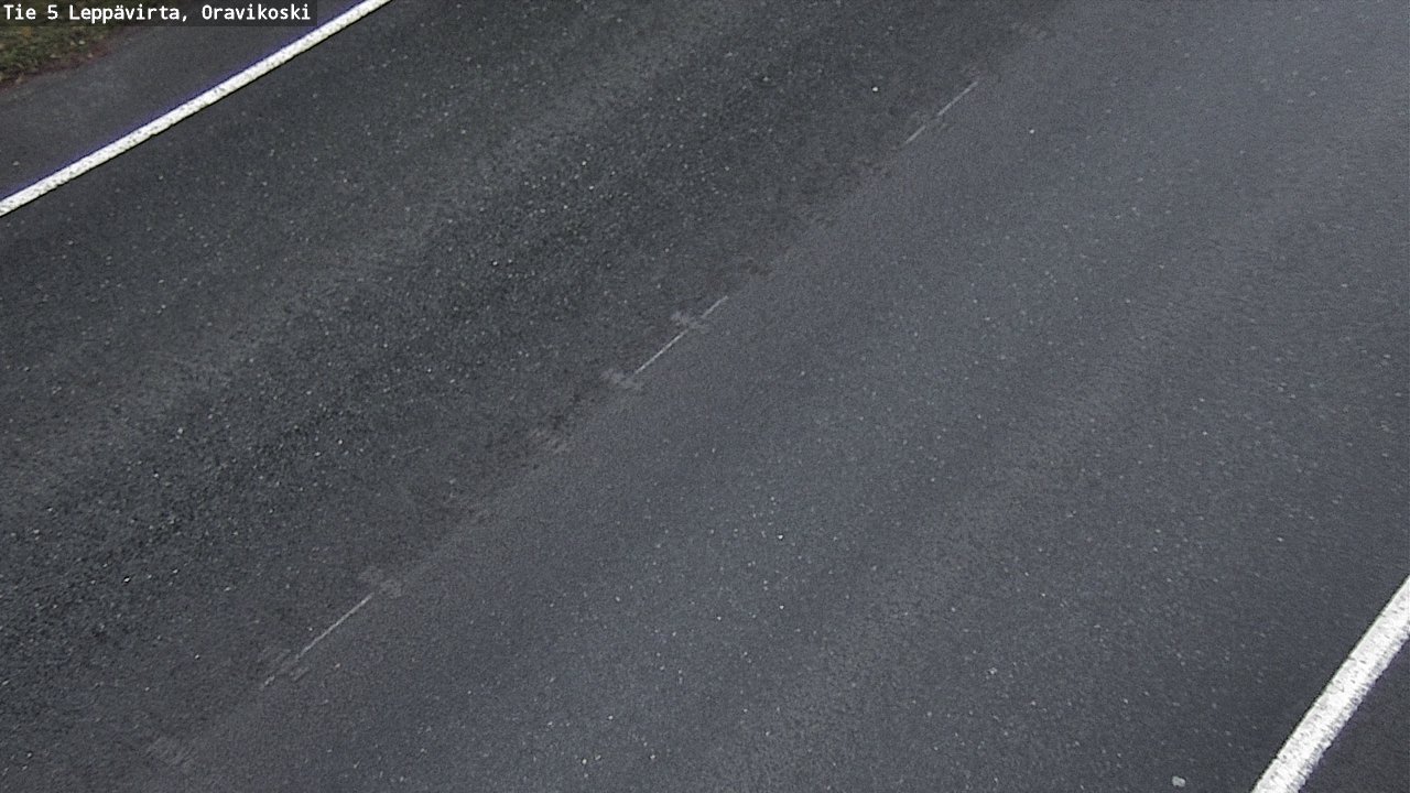 Weather Camera Image Väg 5 Leppävirta, Oravikoski, Leppävirta, Pohjois-Savo