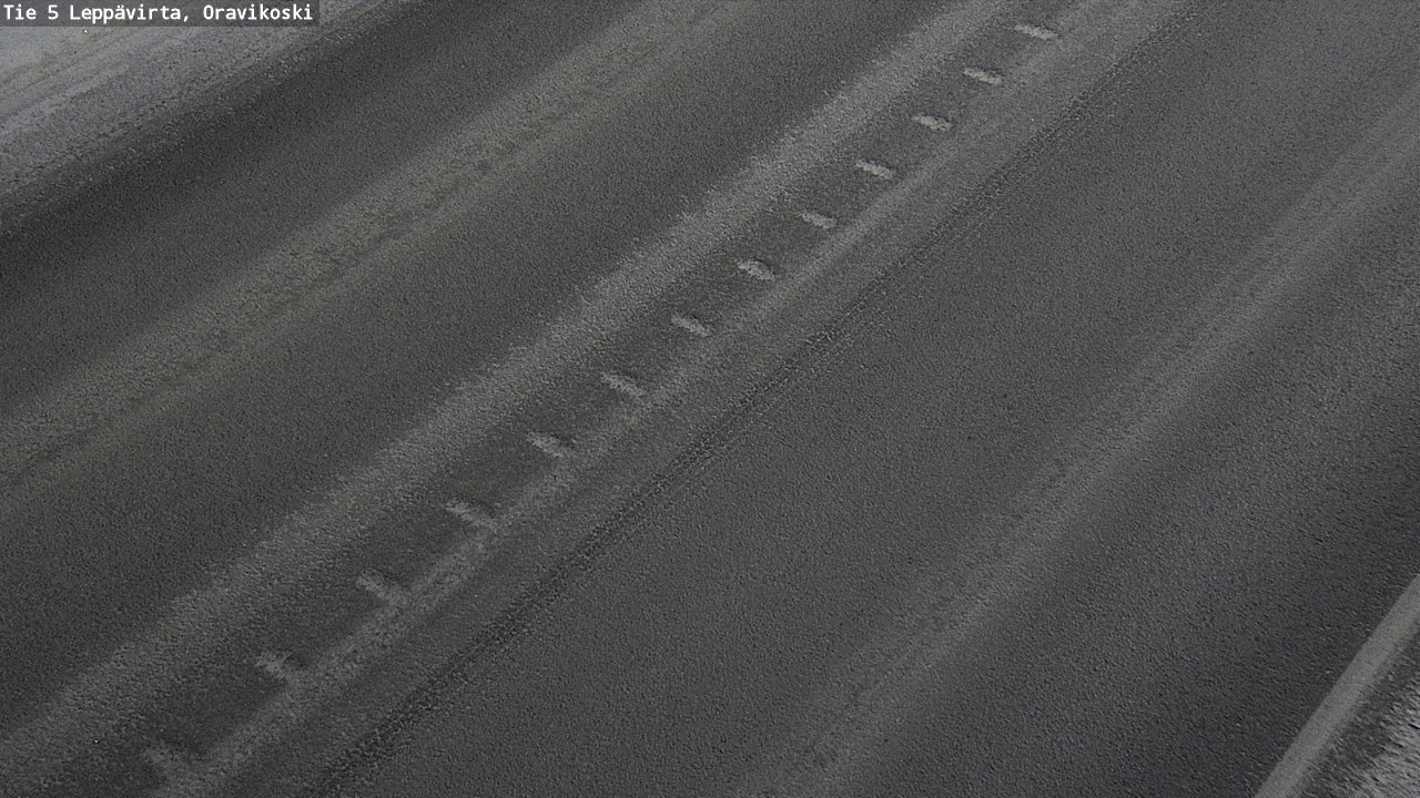 Weather Camera Image Väg 5 Leppävirta, Oravikoski, Leppävirta, Pohjois-Savo