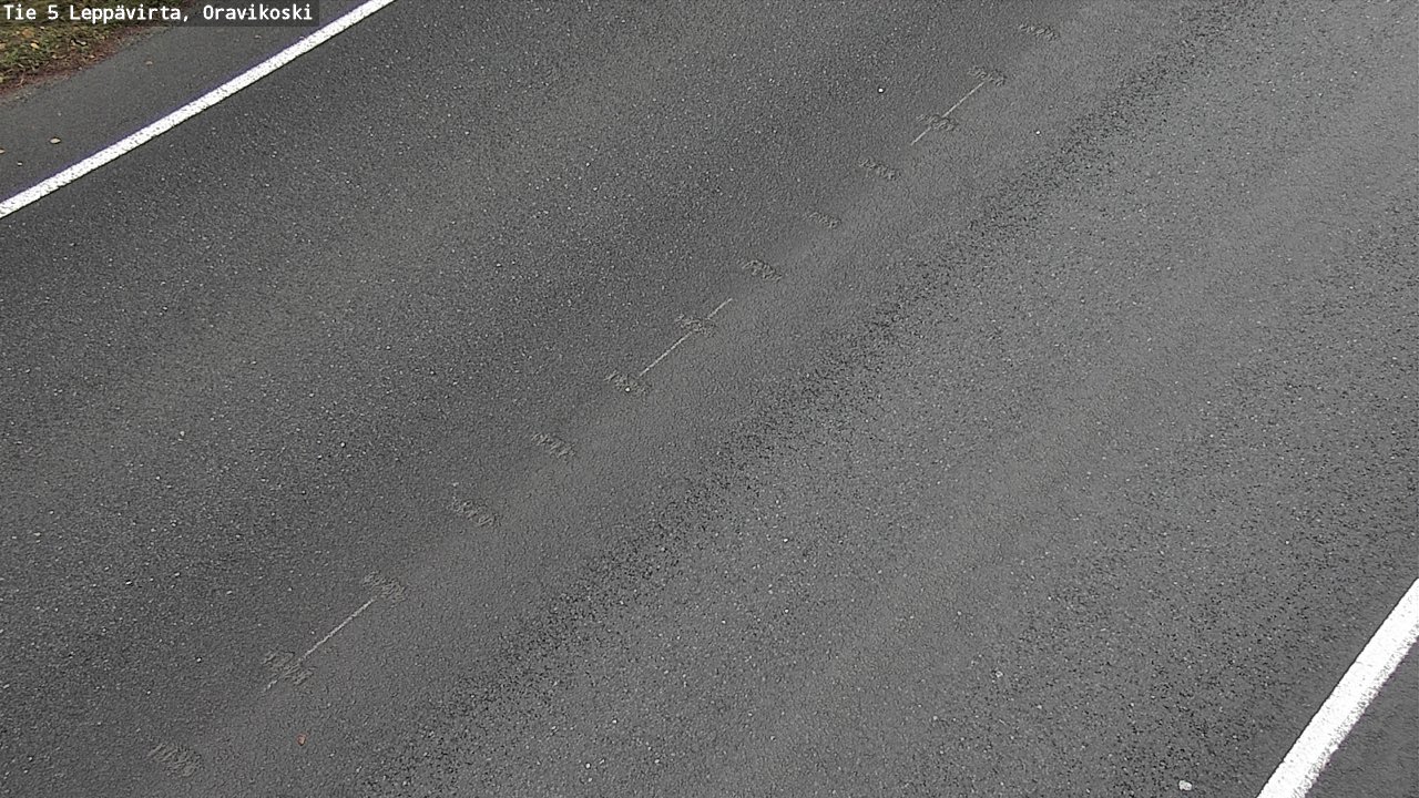 Weather Camera Image Väg 5 Leppävirta, Oravikoski, Leppävirta, Pohjois-Savo
