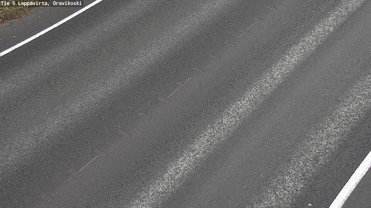 Weather Camera Image Väg 5 Leppävirta, Oravikoski, Leppävirta, Pohjois-Savo