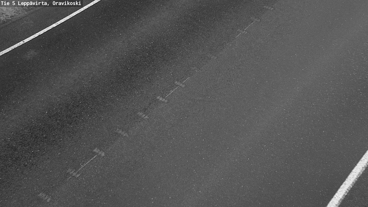 Weather Camera Image Road 5 Leppävirta, Oravikoski, Leppävirta, Pohjois-Savo