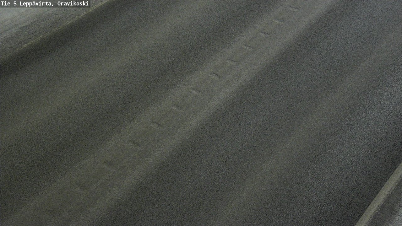 Weather Camera Image Väg 5 Leppävirta, Oravikoski, Leppävirta, Pohjois-Savo