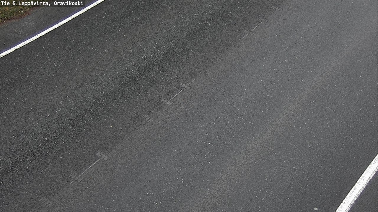 Weather Camera Image Väg 5 Leppävirta, Oravikoski, Leppävirta, Pohjois-Savo