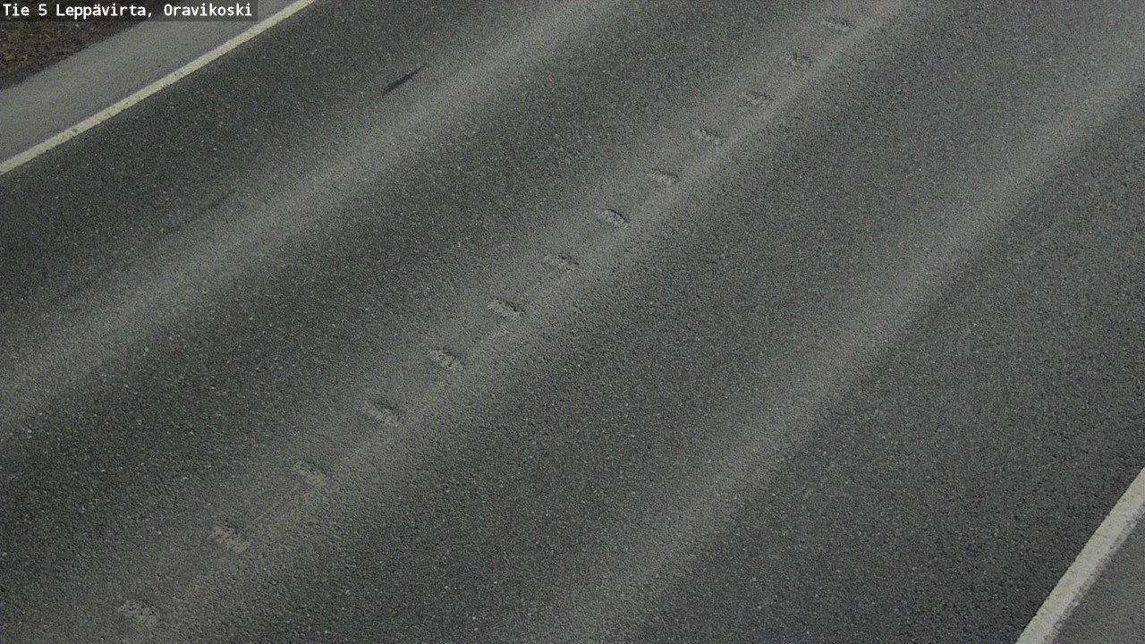 Weather Camera Image Väg 5 Leppävirta, Oravikoski, Leppävirta, Pohjois-Savo