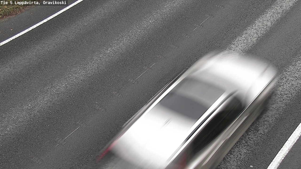 Weather Camera Image Väg 5 Leppävirta, Oravikoski, Leppävirta, Pohjois-Savo