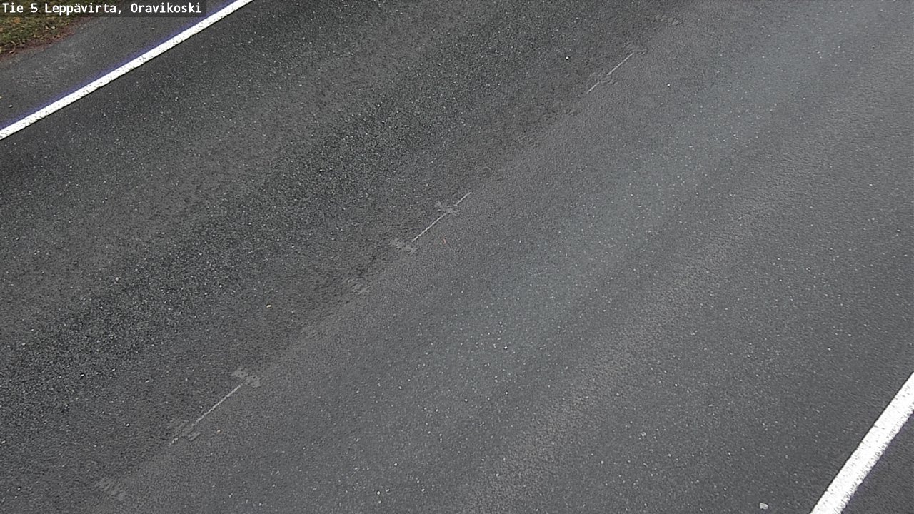 Weather Camera Image Väg 5 Leppävirta, Oravikoski, Leppävirta, Pohjois-Savo