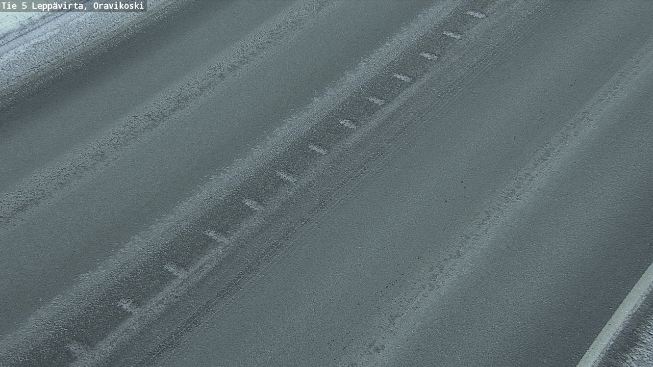Weather Camera Image Väg 5 Leppävirta, Oravikoski, Leppävirta, Pohjois-Savo