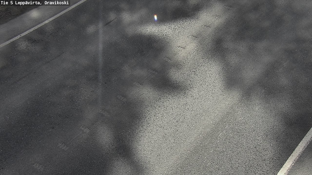 Weather Camera Image Väg 5 Leppävirta, Oravikoski, Leppävirta, Pohjois-Savo