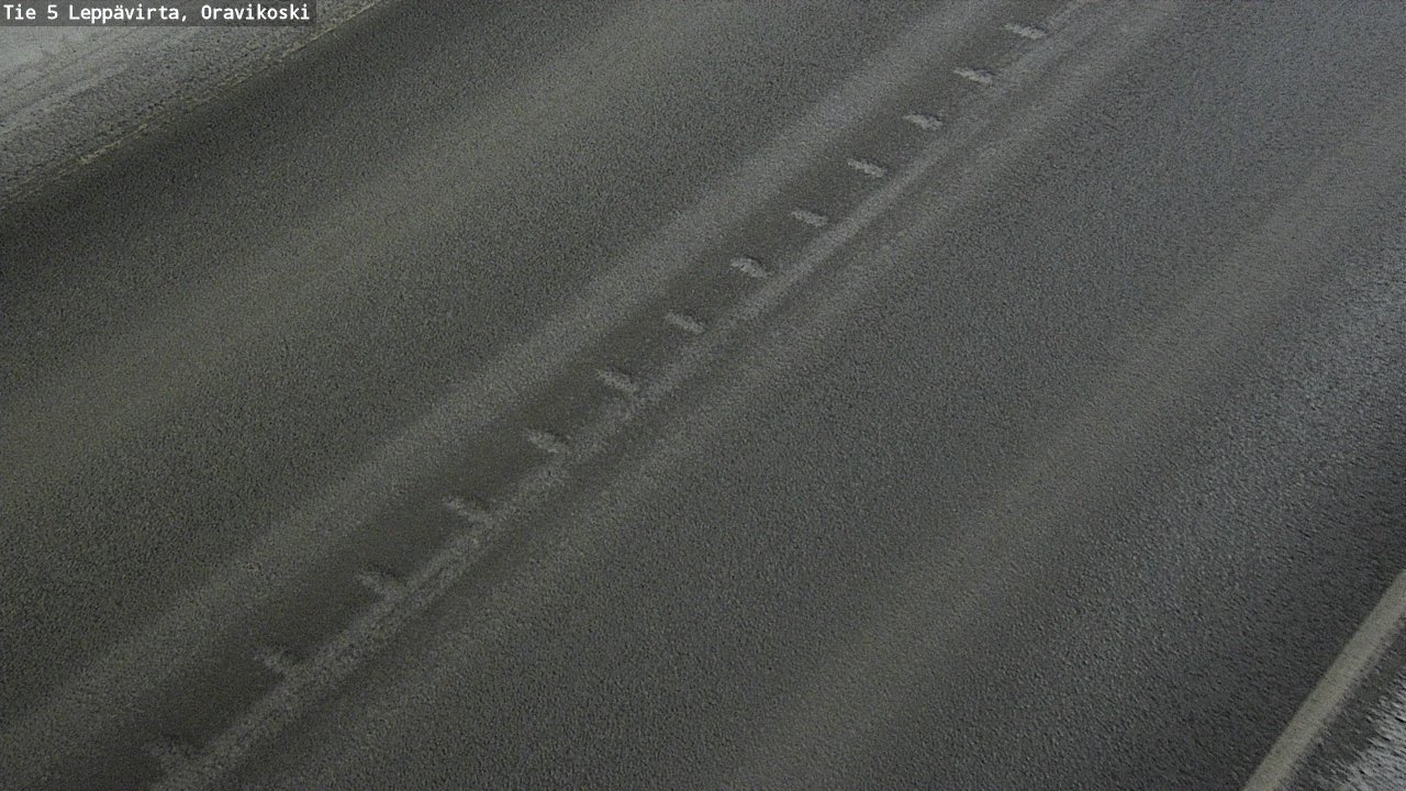 Weather Camera Image Väg 5 Leppävirta, Oravikoski, Leppävirta, Pohjois-Savo