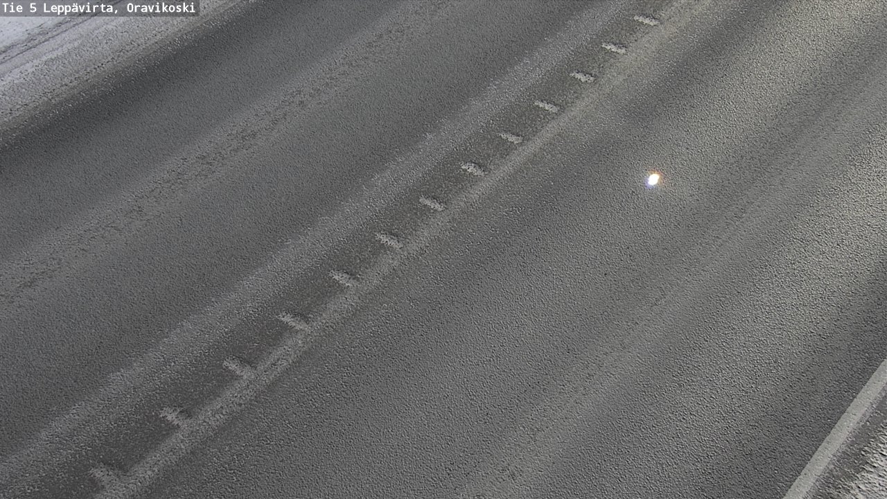Weather Camera Image Väg 5 Leppävirta, Oravikoski, Leppävirta, Pohjois-Savo