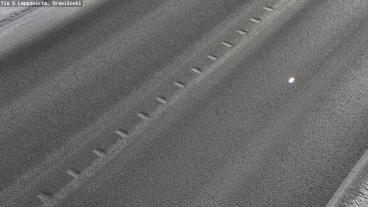 Weather Camera Image Väg 5 Leppävirta, Oravikoski, Leppävirta, Pohjois-Savo