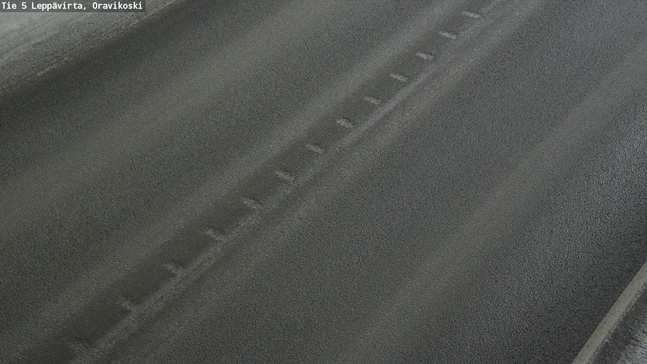 Weather Camera Image Väg 5 Leppävirta, Oravikoski, Leppävirta, Pohjois-Savo