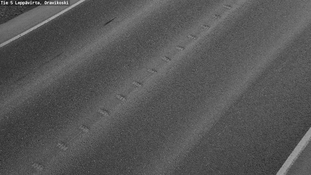 Weather Camera Image Väg 5 Leppävirta, Oravikoski, Leppävirta, Pohjois-Savo